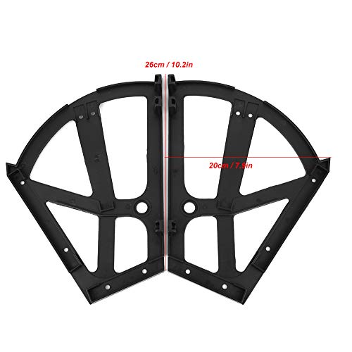 Haofy 4Pcs/Set Home Furniture Hinge Shoes Drawer Cabinet Flip Replacement Plate Frame Turning Rack Accessory