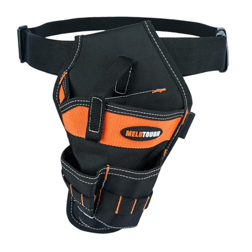 MELOTOUGH Left/Right Handed Belt Cordless Drill Holster for Tool Belt Drill Pouch Impact Driver Holster for Drill bits