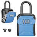 Puroma Key Lock Box for House Keys Combination Lockbox with Code, 1 Blue - color: Blue