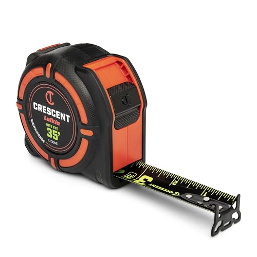 Crescent Lufkin 35 Ft. WORKHORSE NITE EYE Tape Measure | L1135NE - size: 35', style: SAE