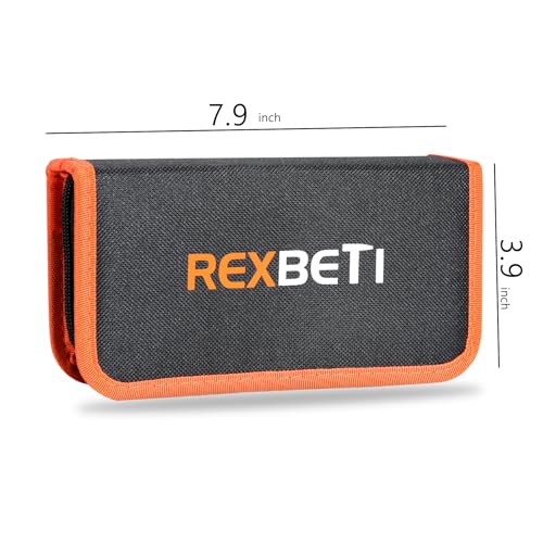 REXBETI 19Pcs Metal File Set - Jewelry Making & Precision Metalwork File | 6 Jewlers & 6 Steel Files, Carry Case, For Precision Metal, Woodworking, 3D Print Finishing, Craft, Knife & Tool Sharpening - style: 13PCS