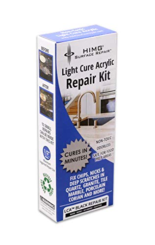 Black - Countertop Chip Repair Kit - Granite, Quartz, Corian, Marble - HIMG