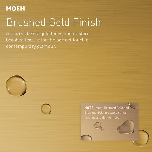 Moen T4692BG Voss Volume Control Valve Trim Kit, Valve Required, Brushed Gold - color: Brushed Gold