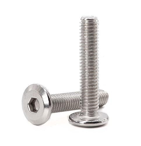 cSeao 10pcs 1/4"-20 x 1-1/2" Flat Head Allen Head Joint Conecting Bolts Socket Cap Screws for Furniture Table 304 Stainless Steel - size: 1/4"-20 x 1-1/2" 10pcs