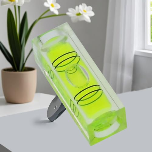 High precision mini bubble, double line small level bubble, three line flat ball household level ruler can be turned 180 degrees (Non-magnetic, 29 * 10 * 10mm（4PCS)) - size: 29*10*10mm（4PCS)