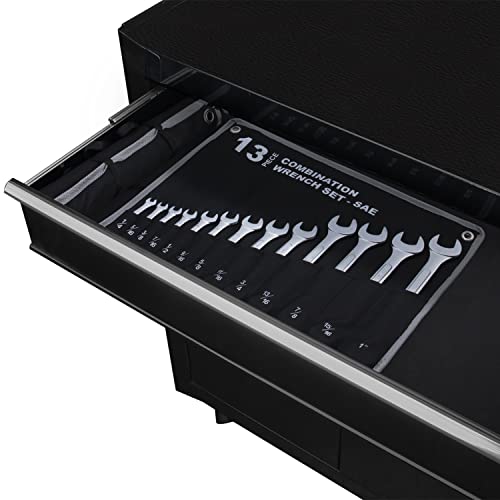 13-Piece Complete SAE Combination Wrench Set in Roll-up Pouch, No Skipped Inch Sizes from 1/4” to 1” | Best Value Wrench Set, Ideal for General Household, Garage, Workshop, Auto Repairs, Emergency - size: 13-Piece SAE Set
