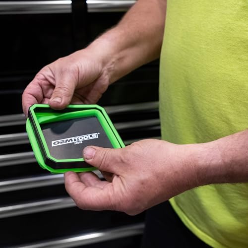 OEMTOOLS Collapsible Magnetic Tray Set 4-1/2" Magnetic Tray for Small Parts - style: 2-Pack