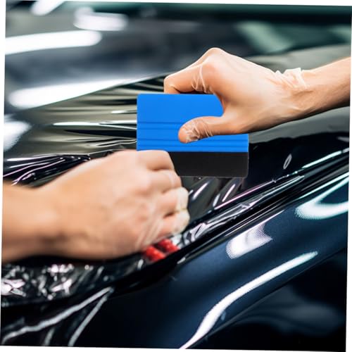 Holibanna Wallpaper Smoothing Tool Kit Peel and Stick Wallpaper Squeegee Set with Scraper Tape Measure Carving Cutter and 5 Refills for Installation and Car Film