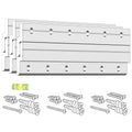 Z Clips 6" 3 Pack - French Cleat Picture Hanger Heavy Duty - Wall Mirror Mounting Bracket - Flush Mount Hanging Kit for Shelf, Painting, Frames, Cabinet, Soundbar, Whiteboard or Headboard - 60 lb - size: 6" 3 Pairs, style: Thick
