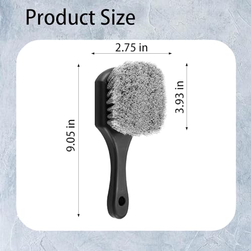 10-Piece Heavy-Duty Scrub Brushes Set with Bird Bath Scrubber and Crevice Tools for Outdoor, Kitchen, Bathroom, Tire & Wheel(Yellow) - color: Yellow