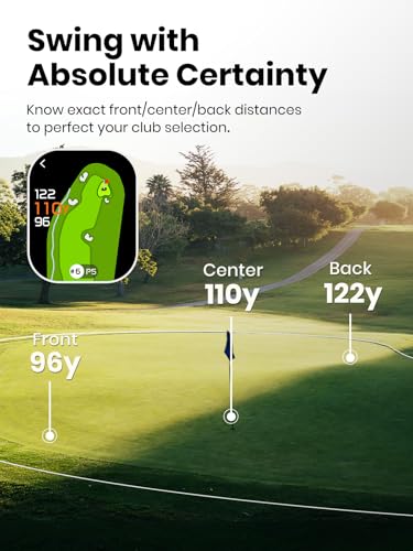 MILESEEY G1 Touchscreen & GPS Rangefinder with 43000+ Built-in Golf Courses
