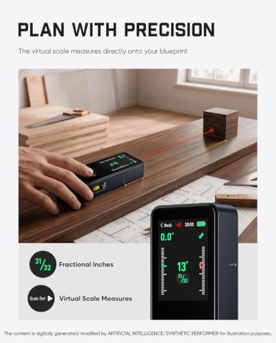 Fanttik Neo A11 Pro Laser Measure, Touch Screen, Angle Sensor, Bubble Level