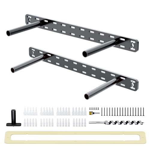 2pcs Floating Shelf Hardware Heavy Duty Hidden Shelf Brackets Support,Wall Mounting Invisible Floating Shelves Bracket with Jig (18" x 6" x 1.5" with Tools) - size: 18" x 6" x 1.5"