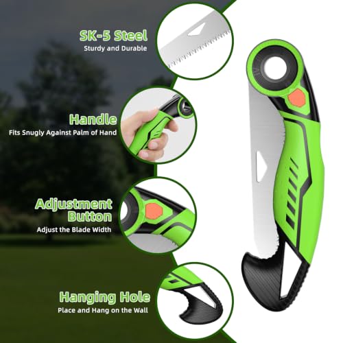 Pruning Saw with Extra-Long Blade,Hand Saw for Wood Cutting and Trimming - size: 14.5