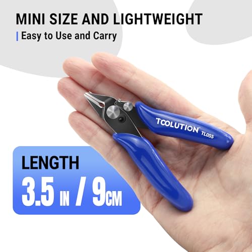 5 Pack 3.5" Wire Cutter Small Flush Cut Pliers - color: 3.5"- 5 Pack