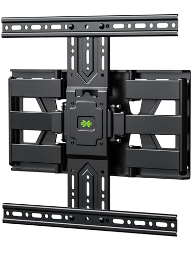 USX MOUNT Ultra Slim TV Wall Mount 37-75 Inch TVs Mount with Swivel and Tilt, Low Profile Full Motion Bracket with Articulating Dual Arms, Up to VESA 400X400 mm Max 16" Wood Studs, Holds 99lbs - size: 35-75 inch
