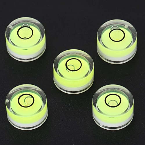 5-Pack Mini Spirit Level 15x8mm Bubble Tool for Camera Tripod Turntable Calibration Photography