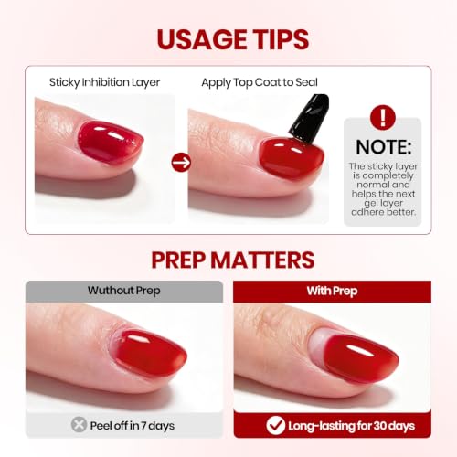 Beetles Hard Gel for Nails Wine Red, 30g TPO & HEMA-FREE & Flat Nail Brush - color: A - Crimson Allure