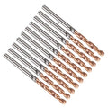 PATIKIL 2.2mm Drill Bit Carbide for Stainless Steel Hard Metal 130° 10 Pack - size: 2.2mm