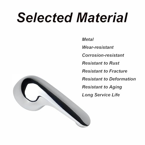 H79 Handle Replacement for Compatible with Delta 13/14 1300/1400 Series Metal Lever Single Function Bathtub Shower Faucet Handle Chrome