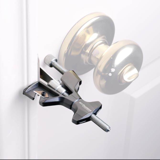Stinger USA Metal Portable Travel Door Stopper Security Lock for Hotel&Home