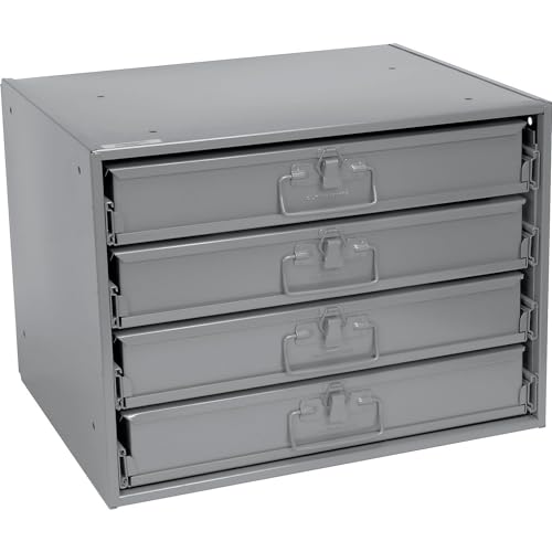 Global Industrial Durham Steel Compartment Box Rack, 20"L x 15-3/4"W x 15"H