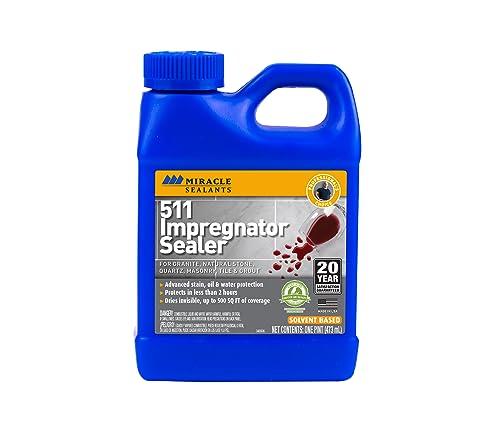 Miracle Sealants 511 Impregnator Penetrating Stone & Tile Sealer, Pint - size: Pint