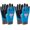 1000V Insulated Work Gloves, ASTM D120, 2 Pairs, Large - color: Blue-2pcs, size: 1000V-Large