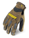 Ironclad Command Impact Work Gloves; Touch Screen Gloves Conductive Palm & Fingers, Impact Protection, Machine Washable - color: Brown, size: Medium (Pack of 1)