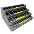 32-Slot Fractional Drill Bit Organizer-1/64'' to 1/2' Bits - style: Fractional inch