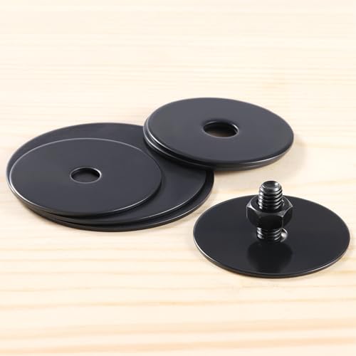 100PCS M10 Flat Washers, Black Oxide 304 Stainless Steel 18-8, 10.5mm ID x 19.48mm OD Hardware Washers for Screws Bolts - color: Black, size: Metric M10