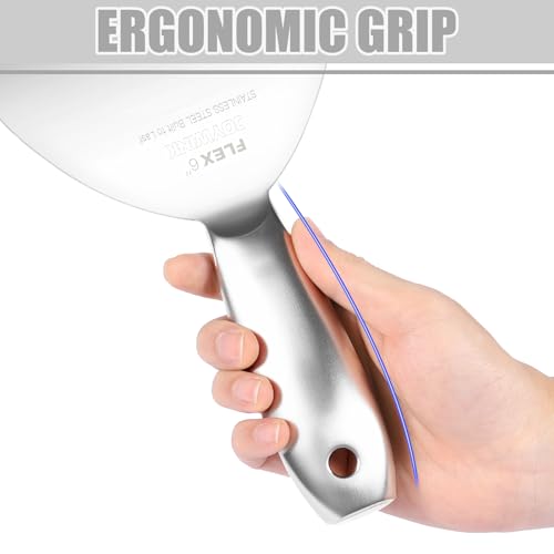 Putty Knife Set, 5Pcs 2",3",4",6",8" One Piece Putty Knives for Spackling - size: 2"3"4"6"8"