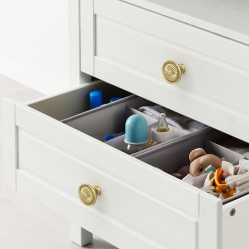 Asidrama 10 Pack Brushed Gold Kitchen Cabinet Knobs - color: Brushed Gold, size: Single Hole Knob