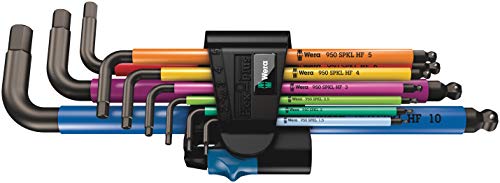950 SPKL/9 SM HF Multicolour L-key set metric BlackLaser - style: Single