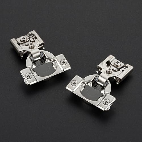 Soft Close Hinges for Kitchen Cabinet Hinges, 3/8 Inch Overlay, 50 Pack - size: 3/8 inch Overlay