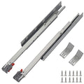 OCG Under Mount Drawer Slides 12 inch (1 Pair), Full Extension Soft Close Undermount Drawer Slides, Come with Mounting Screws and Brackets - size: 12 Inch