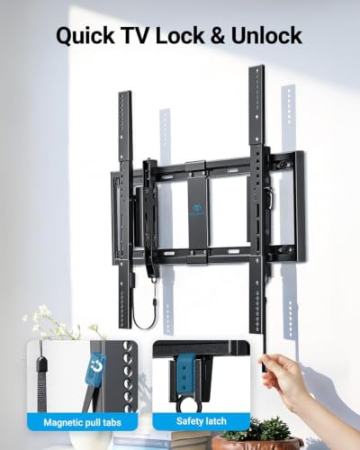 PERLESMITH Advanced Tilting TV Wall Mount for 42–100 inch TVs up to 160 lbs - size: 42-100'' Tilt TV Wall Mount