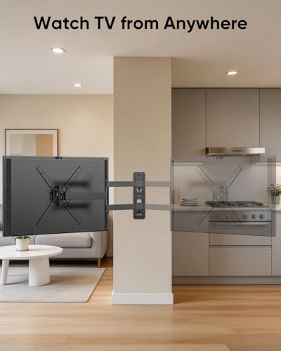 FORGING MOUNT Corner TV Wall Mount Full Motion TV Mount for 17-50 inch TVs - size: Fits 17-50'' TVs