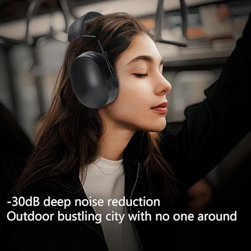 30dB Noise Cancelling Ear Muffs, Shooting Ear Protection, Ear Protection Headphones, Thickened Headband Ear Muffs for Noise Reduction for Shooting, Construction, Mowing
