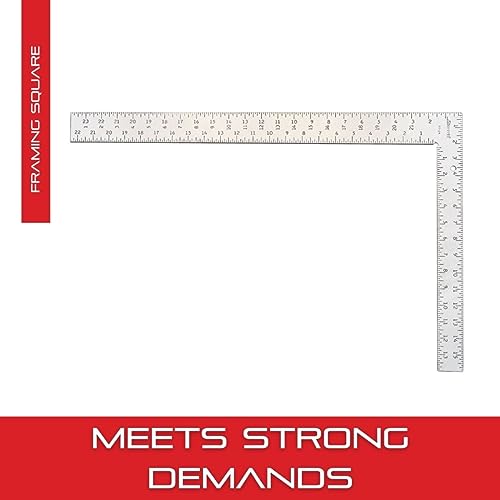 Starrett Professional Framing Square, 24" x 2" Body, 16" x 1-1/2" Tongue