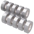 OHLECTRIC Professional Grade Vinyl Electrical Tape (10 Pack) Grey - 7 Mil Thick Flame-Retardant, Heat & Weather Resistant 3/4 Inch x 60 Feet | Ideal for Contractors & Electricians - size: 10 Roll, style: Grey