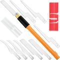 Honoson Mini Hobby Saw with 9 Razor Blades for Miniatures,Yellow,Style 1 - color: Yellow, style: Style 1