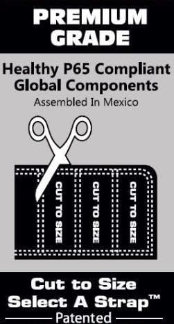 TROXELL USA Super-Soft Large Leatherhead Gray Knee Pads - Comfortable, Adjustable, Washable Kneepads