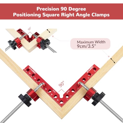 Corner Clamps for Woodworking, 8-Pack 90 Degree Right Angle Clamps - style: 8-Pack
