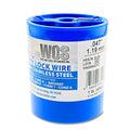 WCS .047 Stainless Steel Safety Lock Wire, T302/304, NASM20995C MS20995C, ASTM A580 Condition A, AMS569, Mechanics Wire for Aircraft, Automotive, & Industrial Use, 1lb Dispenser Can, Approx 168 ft - size: .047 in, style: 1 lb