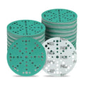 6 Inch 49 Hole Wet Dry P400 Grit Sanding Discs - 50 Pack Box - color: 400 Grit, size: 6 Inch 49 Hole