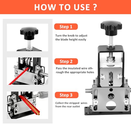 Manual Wire Stripping Machine,Gauge Wire 1-23MM,Electric and Manual