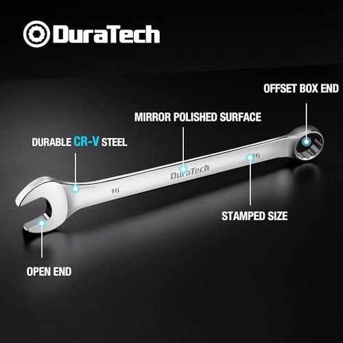 DURATECH 16mm Combination Wrench, Metric - size: 16 mm