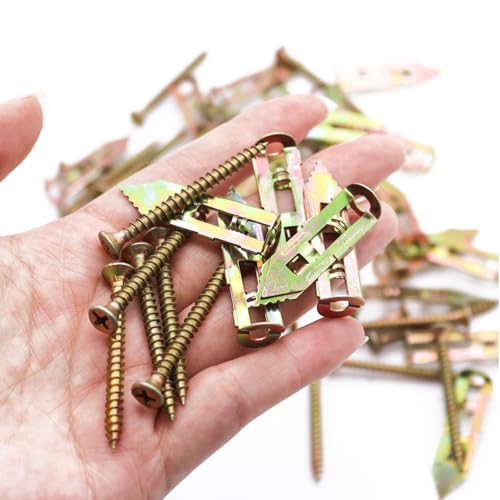 80PCS Self Drilling Drywall Anchors with Screws,40 Sheetrock Anchors (0.47x1.57 Inch) & 40 Zinc Expansion Screws - size: 80PCS--0.47x1.47inch