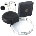 Tape Measure Body Measuring Tape 80inch/205cm Lock Pin Retract Tape Measure for Tailor Fitness Clothes Sewing Handcrafts Weight Loss Body Measurement - color: Black Black White 3 pack